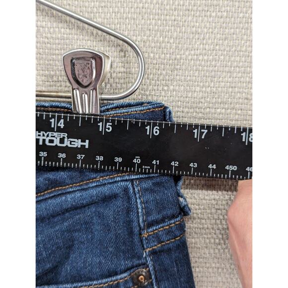 Levi's 345 Blue Jeans Size 12 Medium Low Boot Cut -0424B182 - Picture 7 of 10